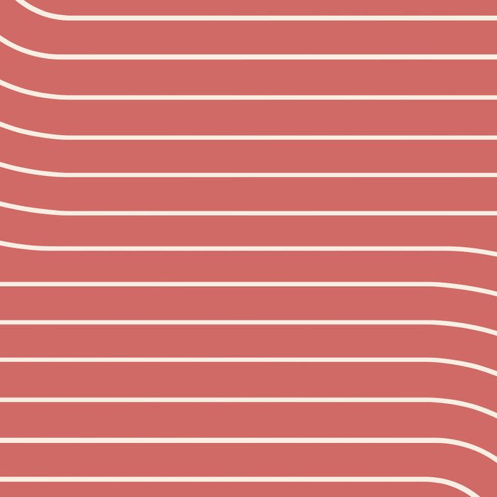 Minimal Line Curvature XXIX Rose Mid Century Modern Arch Abstract Coffee Mug Gallery Image 2