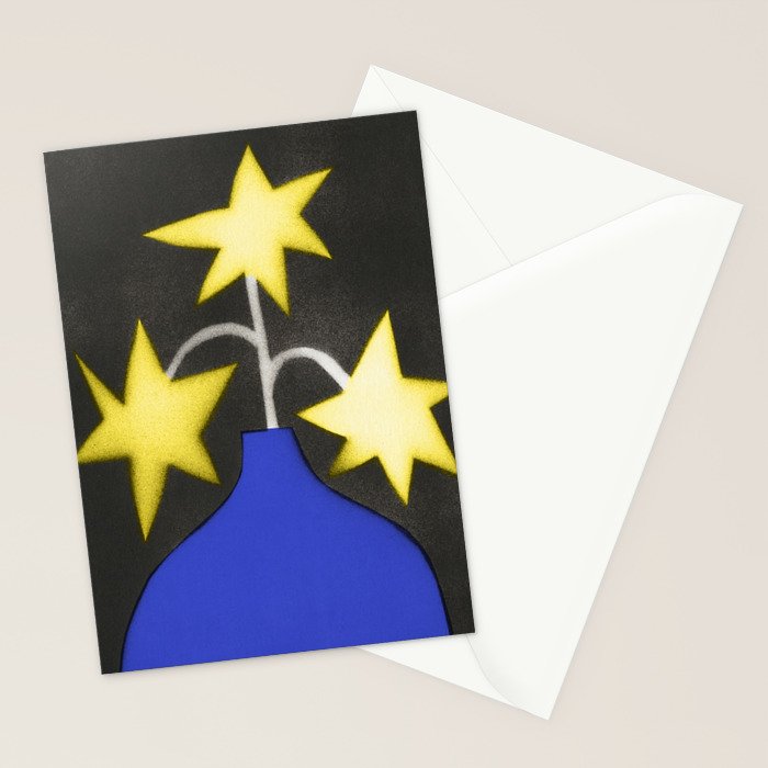Starry Bloom Stationery Card Gallery Image 2