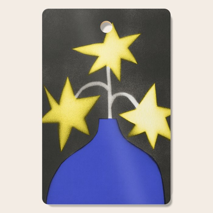 Starry Bloom Cutting Board Gallery Image 1