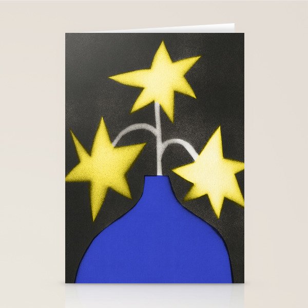 Starry Bloom Stationery Card Gallery Image 1