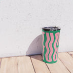 Favorite Word: Tropical Wavy Edition Travel Mug Gallery Image 4