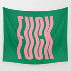 Favorite Word: Tropical Wavy Edition Wall Tapestry Gallery Image 4