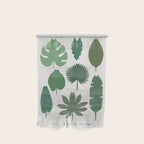 Cat and Plant 39: Tropicat Leaves Wall Hanging Gallery Image 1