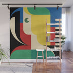 Bauhaus Girl Wall Mural Gallery Image 1