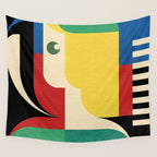 Bauhaus Girl Wall Tapestry Gallery Image 4
