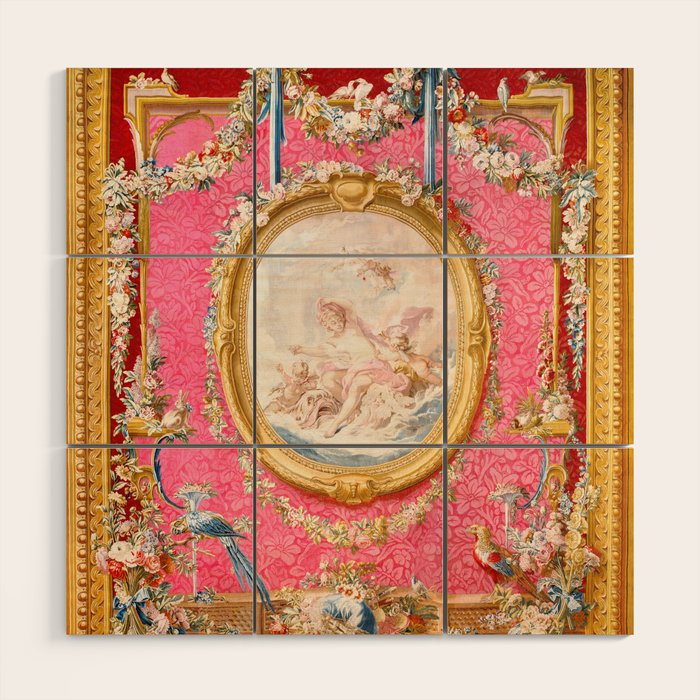 Venus Emerging from the Waters Tapestry François Boucher Wood Wall Art Gallery Image 1