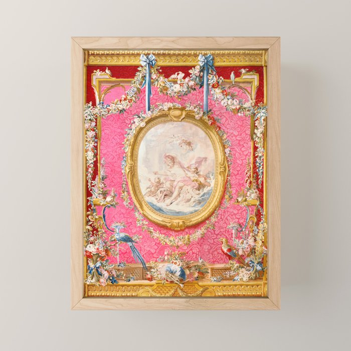 Venus Emerging from the Waters Tapestry François Boucher Mini Art Print Gallery Image 1