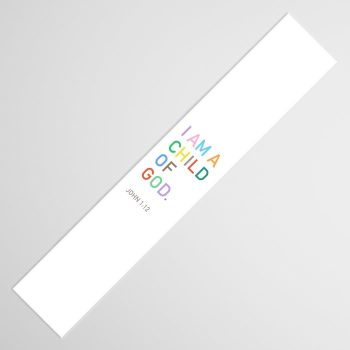 I Am A Child Of God, Bible Verse  Table Runner Gallery Image 3