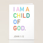 I Am A Child Of God, Bible Verse  Stationery Card Gallery Image 2