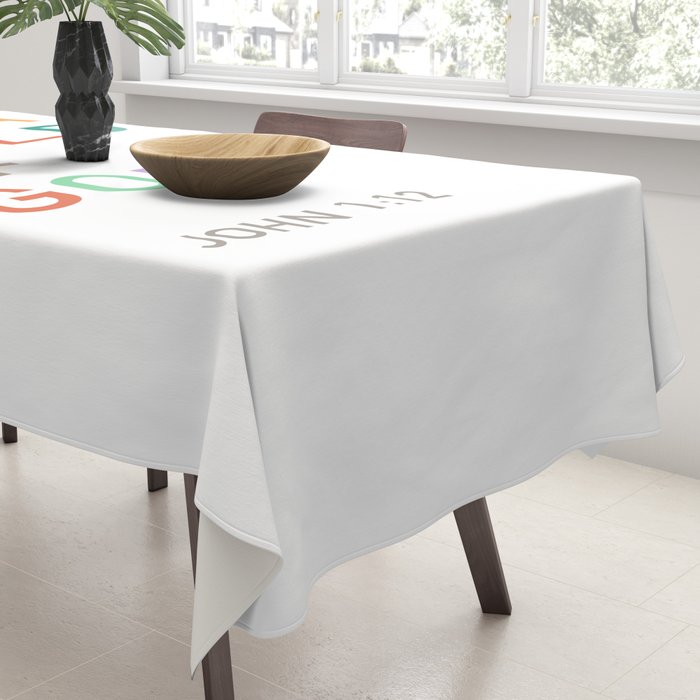 I Am A Child Of God, Bible Verse  Tablecloth Gallery Image 3