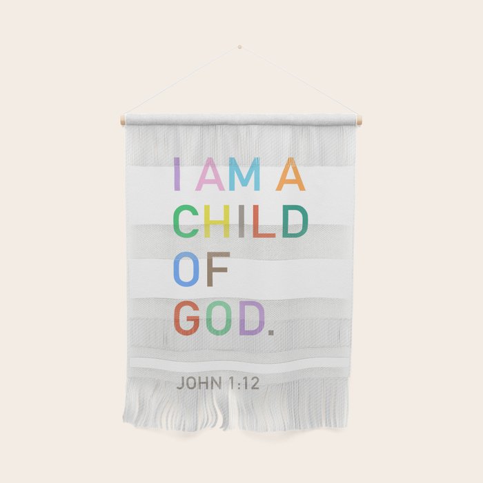I Am A Child Of God, Bible Verse  Wall Hanging Gallery Image 1