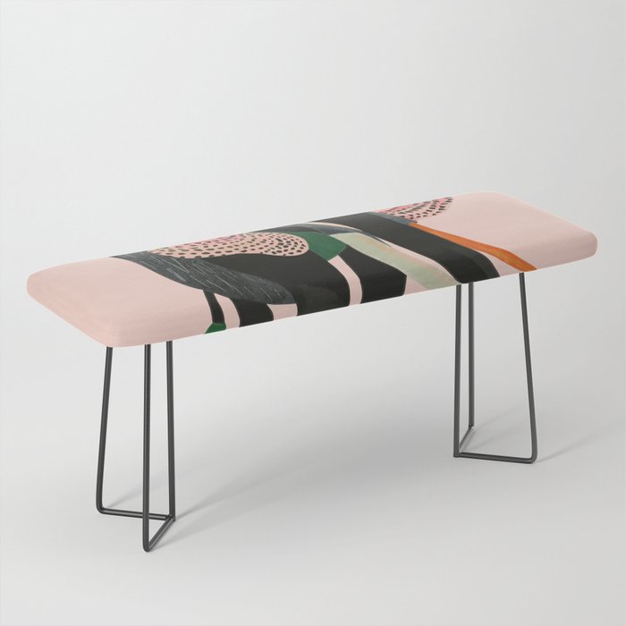 Abstract Elephant Bench Gallery Image 1