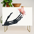 Butterfly on Skeleton Hand Credenza Gallery Image 1