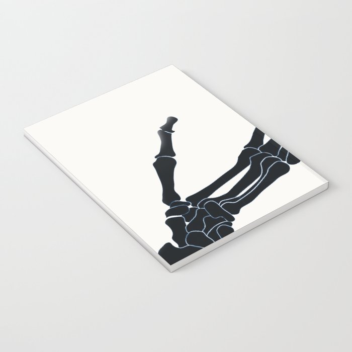 Butterfly on Skeleton Hand Notebook Gallery Image 3
