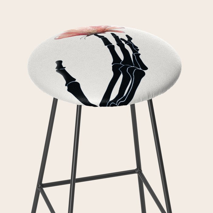 Butterfly on Skeleton Hand Stool Gallery Image 2