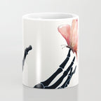 Butterfly on Skeleton Hand Coffee Mug Gallery Image 4