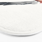 Butterfly on Skeleton Hand Bath Mat Gallery Image 3