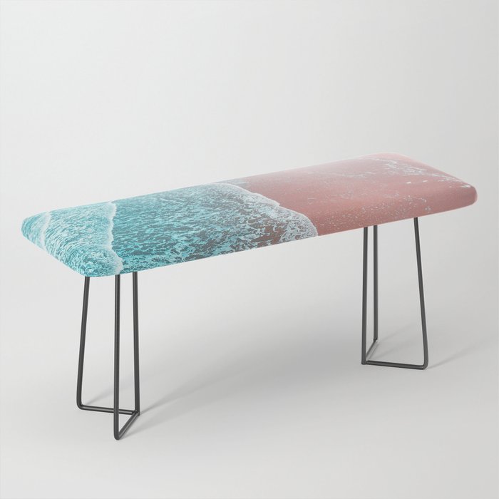 Sea Blue + Rose Gold Bench Gallery Image 1