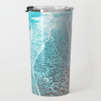 Sea Blue + Rose Gold Travel Mug Gallery Image 3