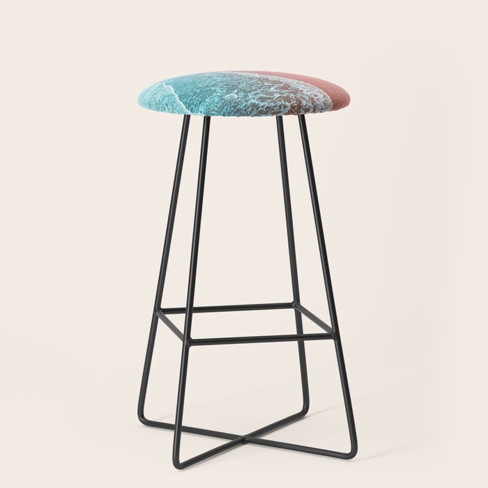 Sea Blue + Rose Gold Stool Gallery Image 1