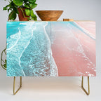 Sea Blue + Rose Gold Credenza Gallery Image 1