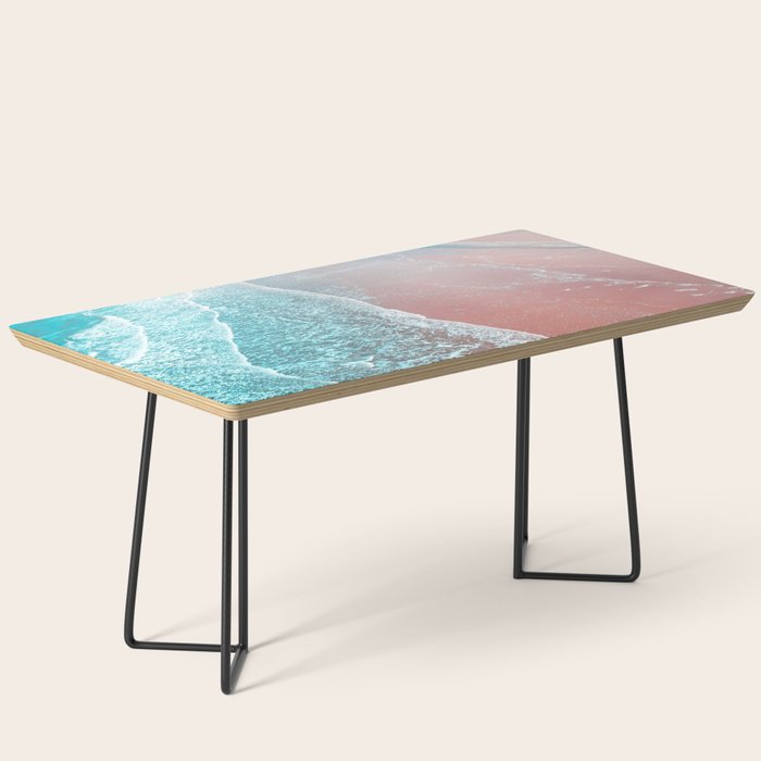 Sea Blue + Rose Gold Coffee Table Gallery Image 1