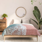 Sea Blue + Rose Gold Comforter Gallery Image 3