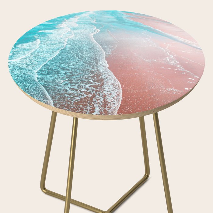 Sea Blue + Rose Gold Side Table Gallery Image 2