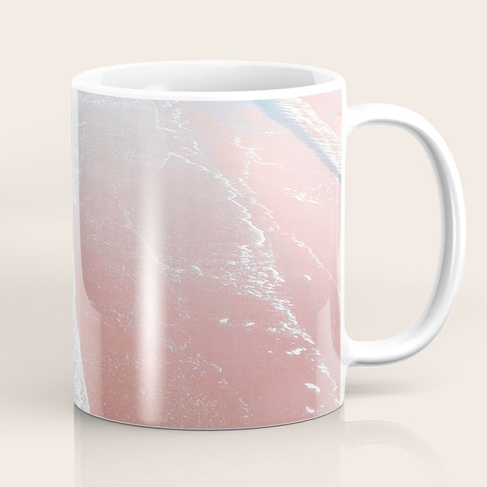 Sea Blue + Rose Gold Coffee Mug Gallery Image 1
