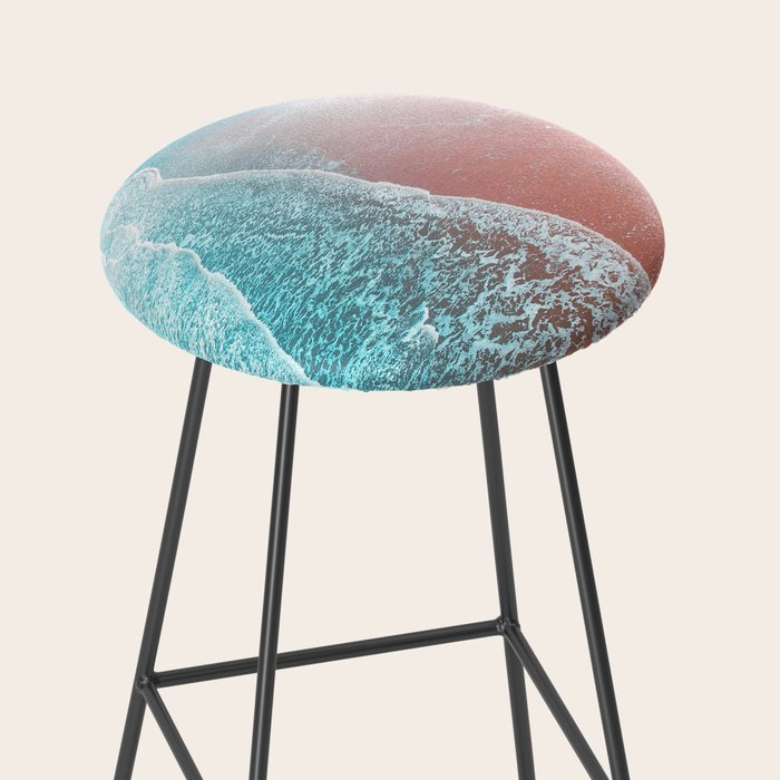 Sea Blue + Rose Gold Stool Gallery Image 2