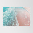 Sea Blue + Rose Gold Rug Gallery Image 2