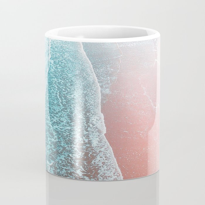 Sea Blue + Rose Gold Coffee Mug Gallery Image 4