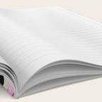 Sun & Moon Checkered Pattern Black & Cream Notebook Gallery Image 2
