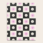 Sun & Moon Checkered Pattern Black & Cream Notebook Gallery Image 4