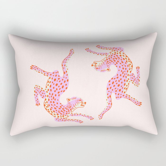 Just pink jungle life Rectangular Pillow Gallery Image 2