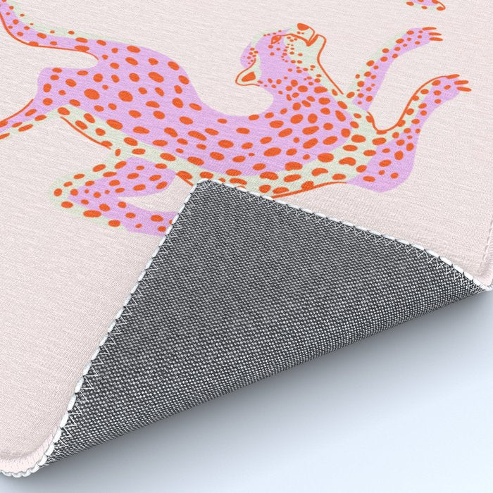 Just pink jungle life Rug Gallery Image 4