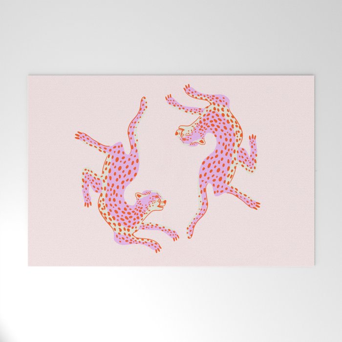 Just pink jungle life Welcome Mat Gallery Image 1