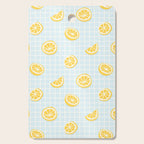 Vintage lemon fruit slice pattern Cutting Board Gallery Image 1