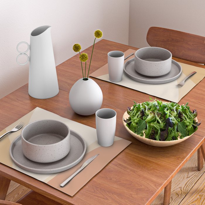 Minimalist Plant Abstract XCIV Placemat Gallery Image 2