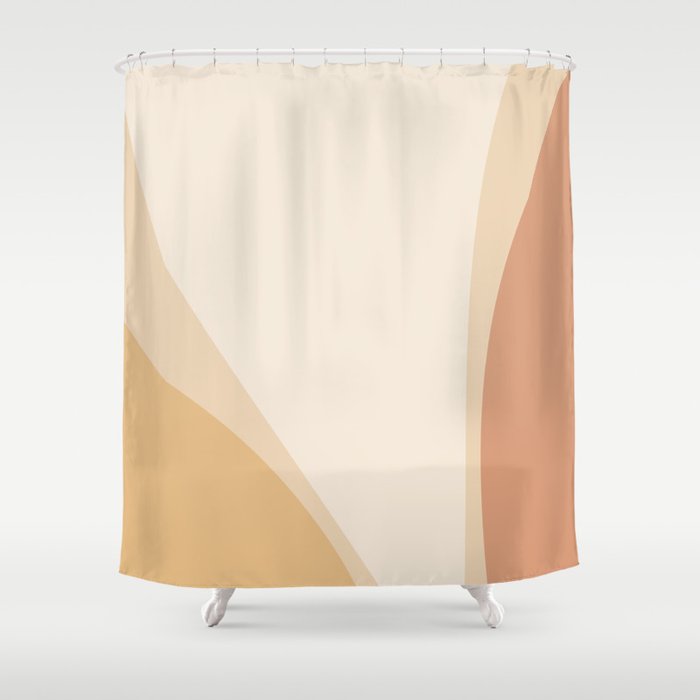 Minimalist Plant Abstract XCIV Shower Curtain Gallery Image 1