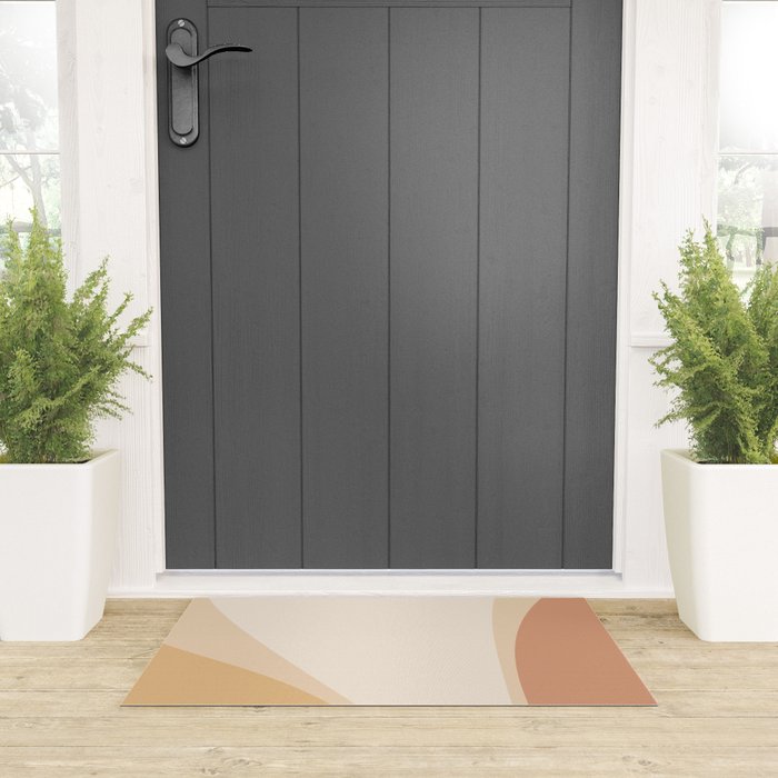 Minimalist Plant Abstract XCIV Welcome Mat Gallery Image 3