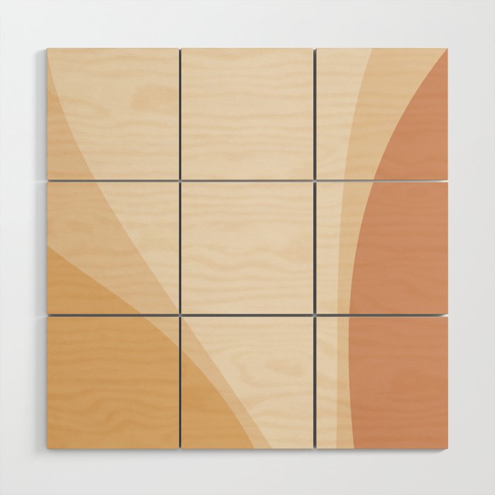 Minimalist Plant Abstract XCIV Wood Wall Art Gallery Image 1