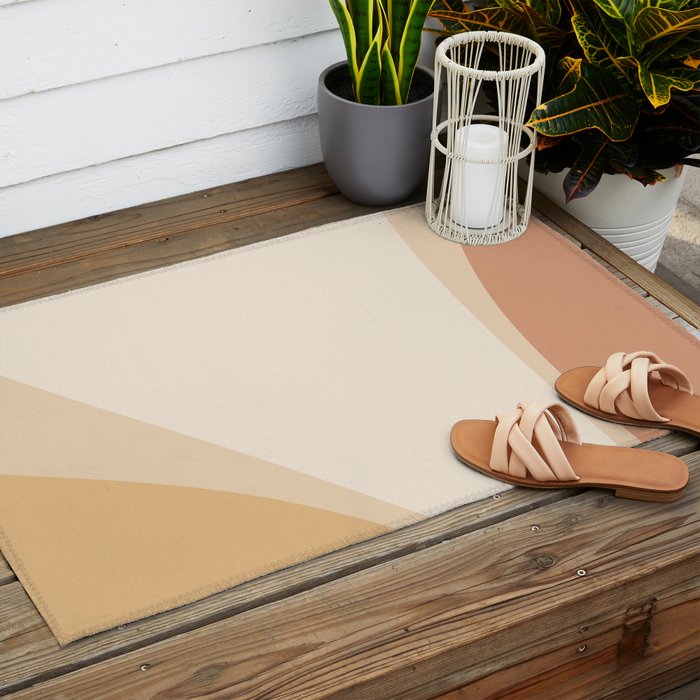 Minimalist Plant Abstract XCIV Outdoor Rug Gallery Image 2