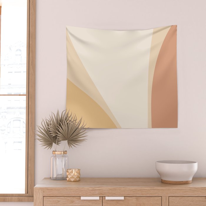 Minimalist Plant Abstract XCIV Wall Tapestry Gallery Image 2
