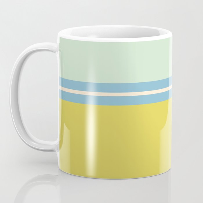 Minimal Geometrics Baby Blue Pink Lime Pastel Pattern Coffee Mug Gallery Image 3