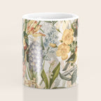 Vintage Tropical Flower And Bird Garden Coffee Mug Gallery Image 4