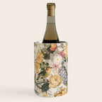 Vintage Tropical Flower And Bird Garden Wine Chiller Gallery Image 3