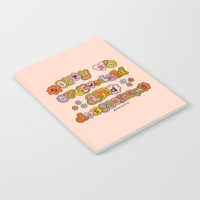 Sorry I'm Overwhelmed and Dissociating Notebook Gallery Image 1