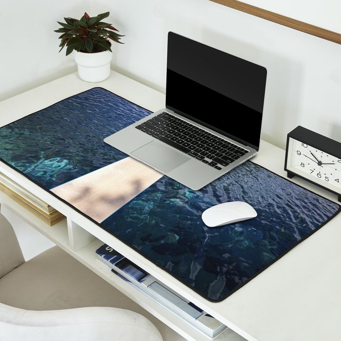 Large Pool Wall Art x Balmorhea State Park Print x West Texas Photography Desk Mat Gallery Image 2