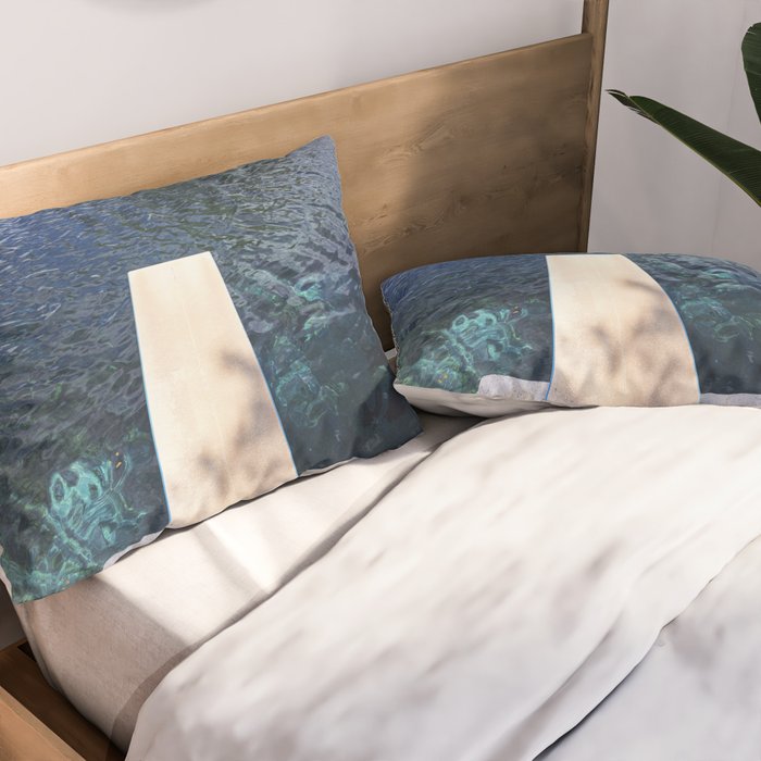 Large Pool Wall Art x Balmorhea State Park Print x West Texas Photography Pillow Sham Gallery Image 2